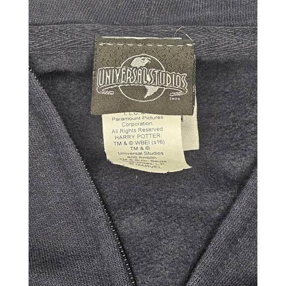 Universal Studios Size XL Full Zip Hoodie Jurassic Park Harry Potter Simpsons - Picture 6 of 8
